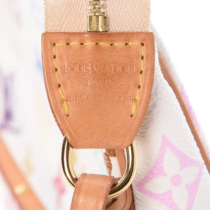 Louis Vuitton Monogram Multicolor Pochette Accessories White 6 of 7