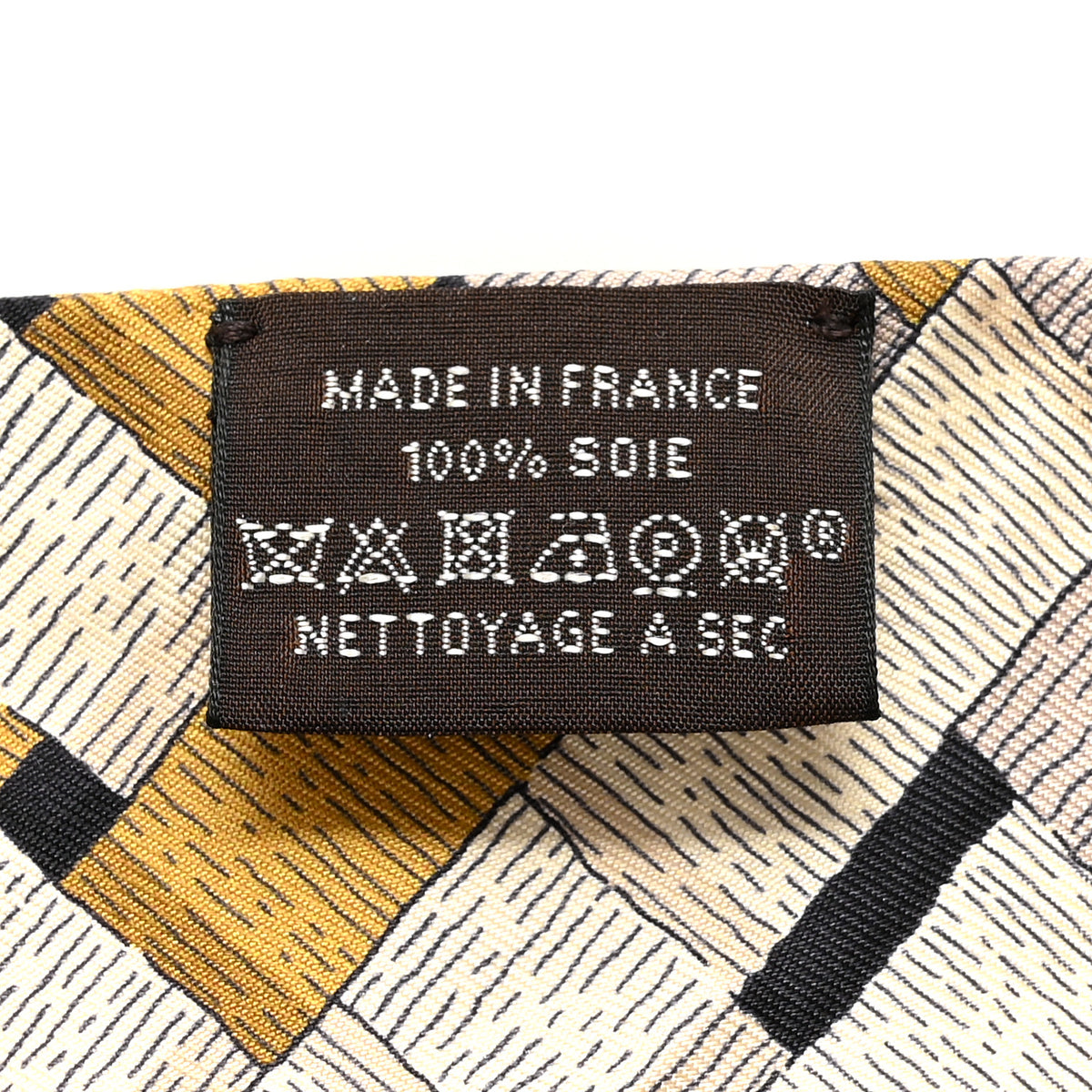 Hermes Silk Mors a Jouets Chemise Twilly Chocolate Gold Black 3 of 4