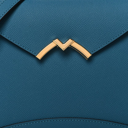 Moynat Carat Calfskin Gabrielle PM Prussian Blue 7 of 9