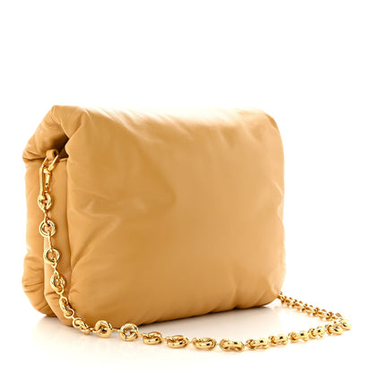 Loewe Lambskin Goya Puffer Bag Oak 3 of 14