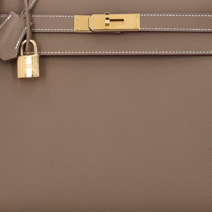 Hermes Epsom Kelly Sellier 28 Etoupe 8 of 10