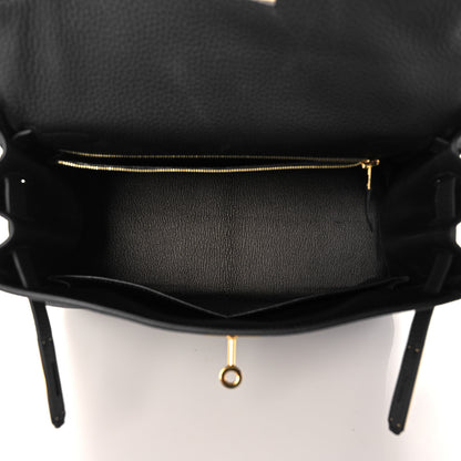Hermes Togo Matte Alligator Kelly Retourne Touch 28 Black 18 of 39