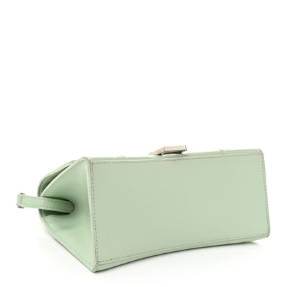 Balenciaga Shiny Box Calfskin Small Hourglass Top Handle Bag Light Green 4 of 11