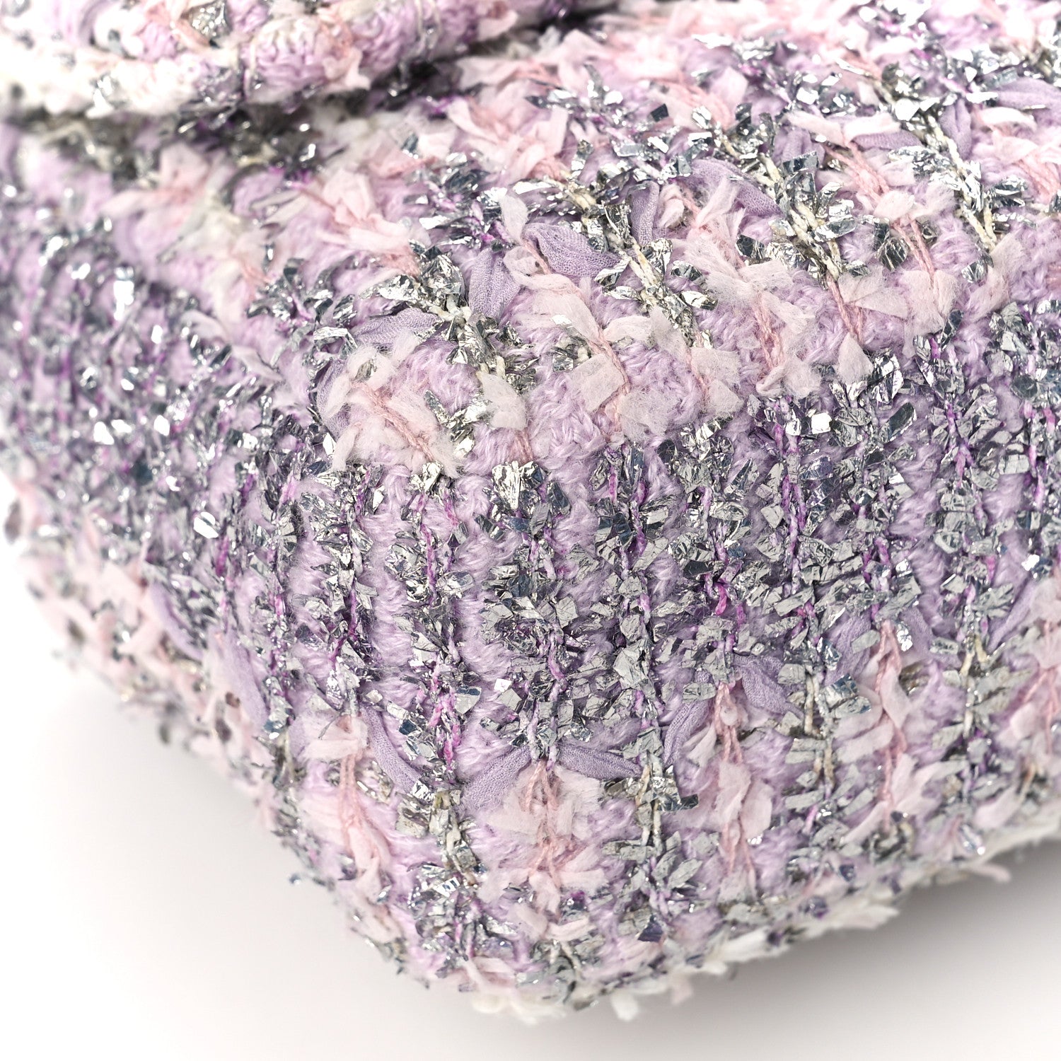 Chanel Tweed Medium Single Flap Pink 8 of 10