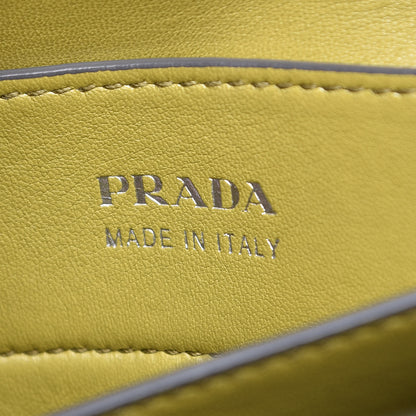 Prada Saffiano Cuir Medium Double Handle Tote Marmo Salvia 6 of 11