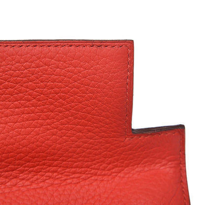 Hermes Taurillon Clemence Kelly Retourne 28 Rouge Tomate 36 of 37