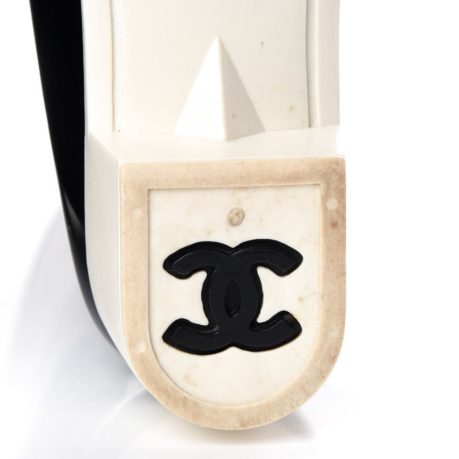 Chanel Rubber Camellia Rain Boots 42 Black 9 of 18