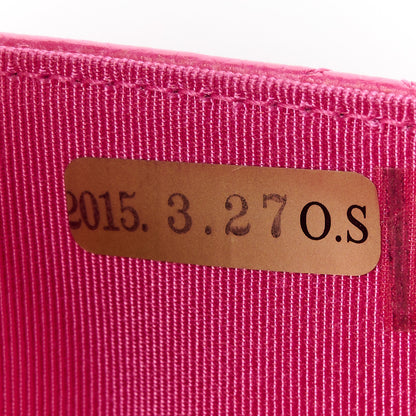 Chanel Caviar Enamel Quilted Wallet On Chain WOC Rose 8 of 13