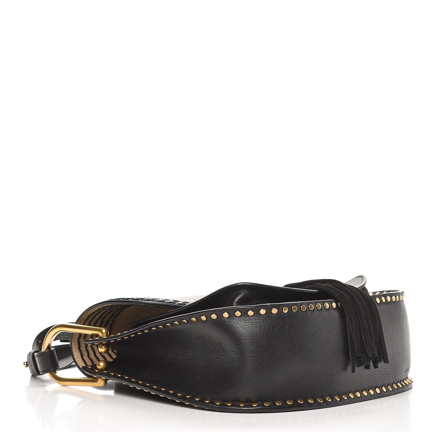 Calfskin Braided Medium Hudson Shoulder Bag Black