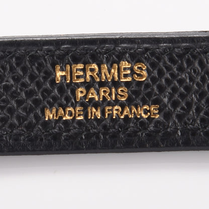 Hermes Epsom Kelly Sellier 25 Black 17 of 41