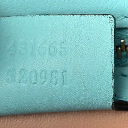 Gucci Alligator Medium Sylvie Top Handle Bag Blue 6 of 12
