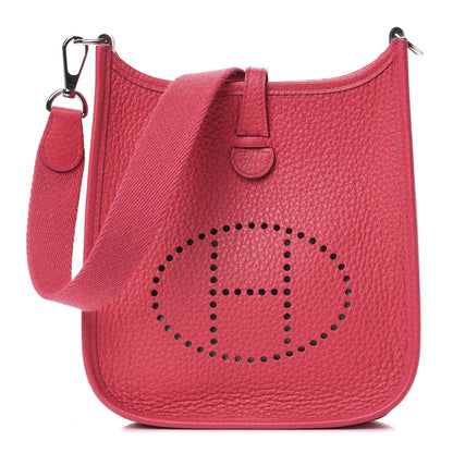 Hermes Taurillon Clemence Evelyne TPM Rose Extreme 1 of 11