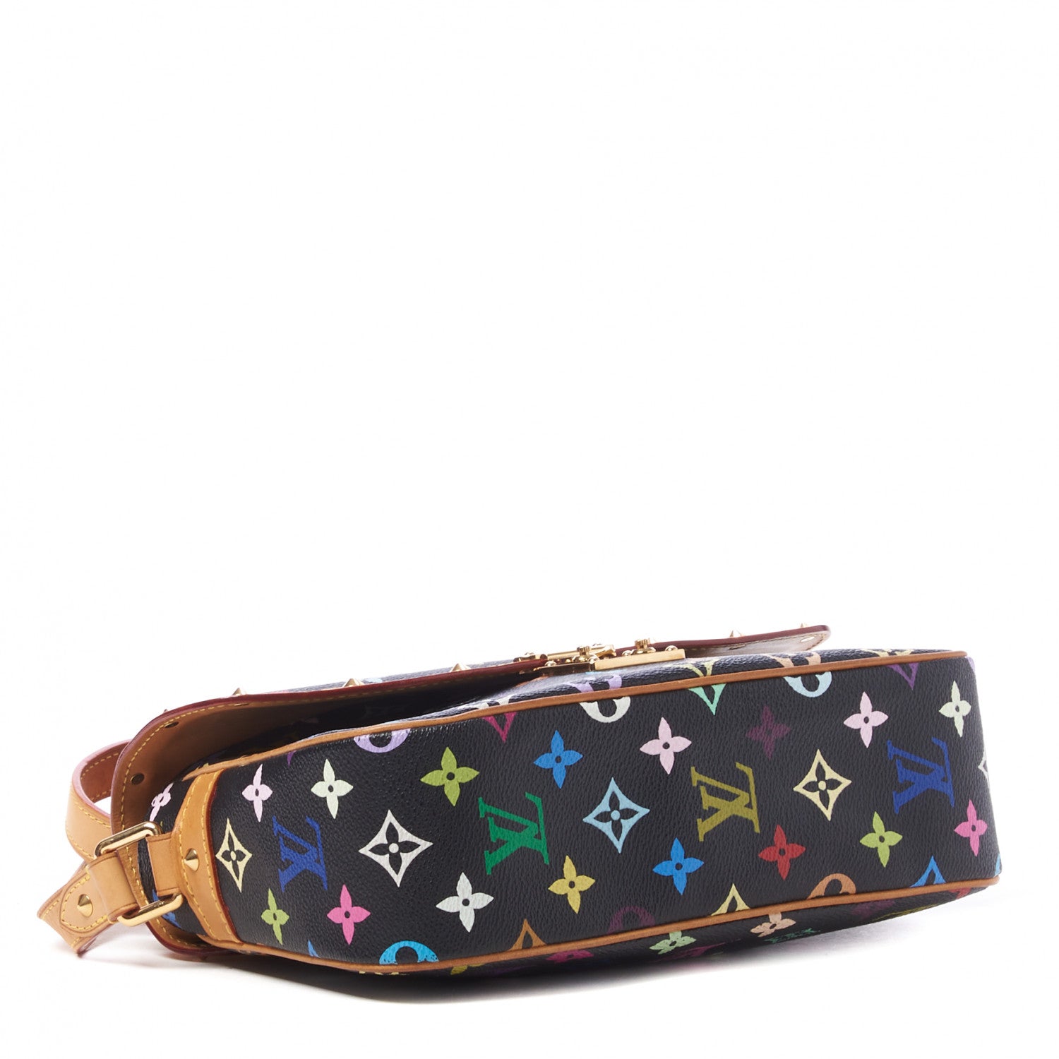 Louis Vuitton Monogram Multicolor Sologne Black 4 of 8