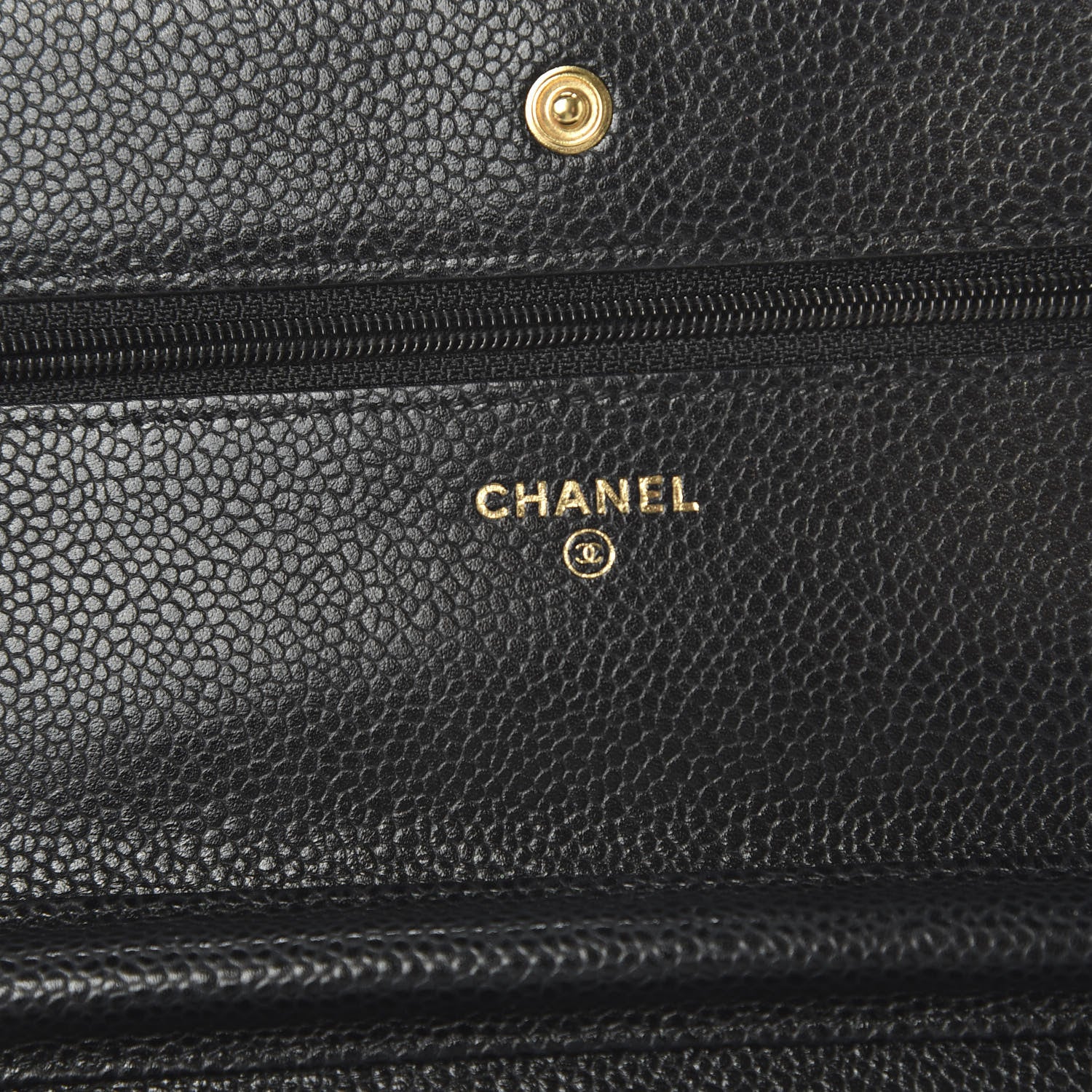 Chanel Caviar Quilted Wallet On Chain WOC Black 8 of 11