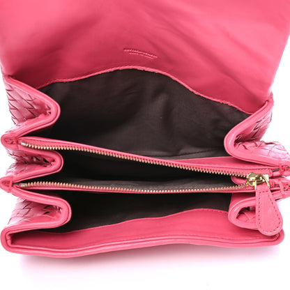 Bottega Veneta Nappa Intrecciato Cosmetic Case Amaranto 4 of 6