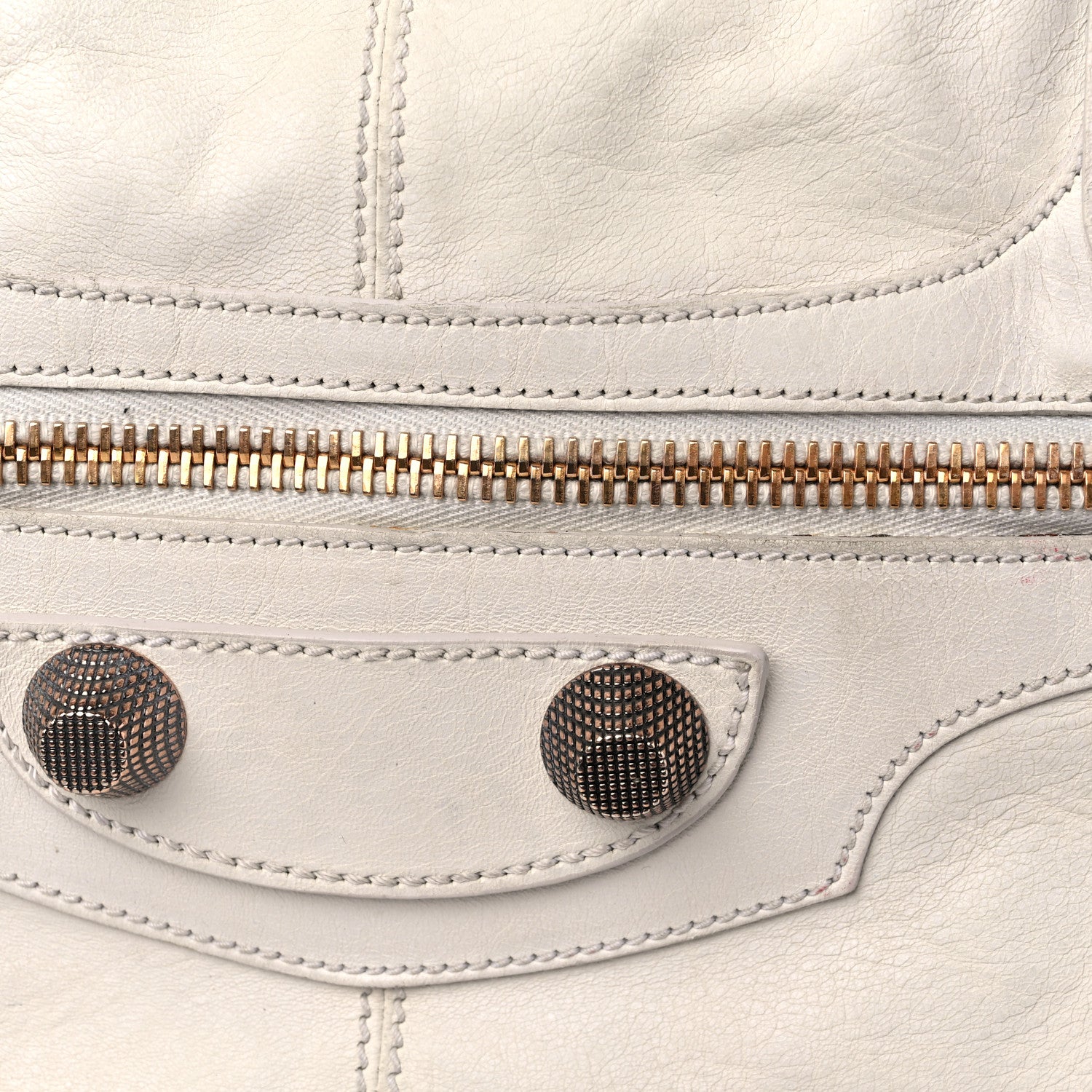 Balenciaga Agneau Giant 21 Rose Gold Hardware Work White Light 12 of 17
