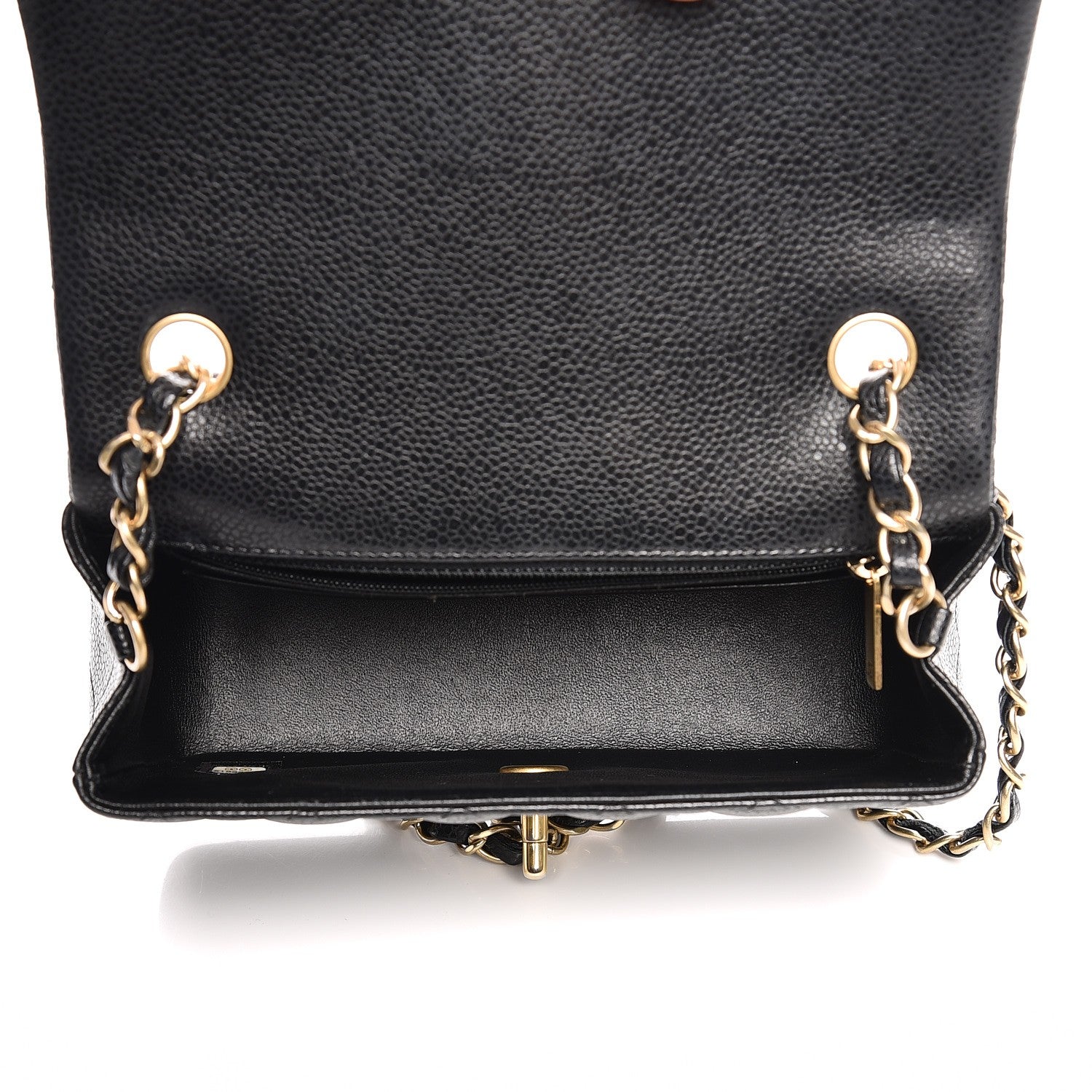 Chanel Caviar Quilted Mini Rectangular Flap Black 5 of 8