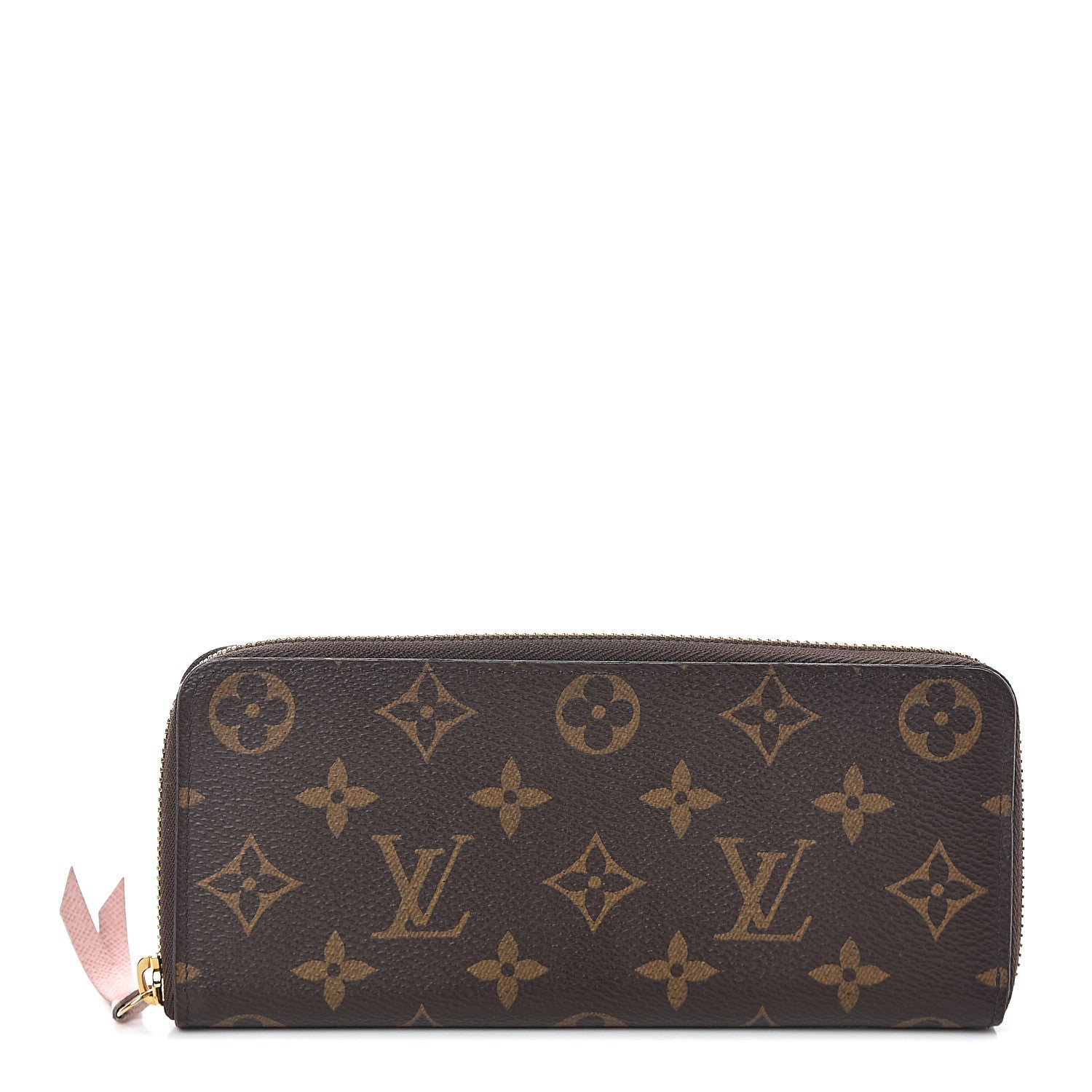 Louis Vuitton Monogram Clemence Wallet Rose Ballerine 1 of 5