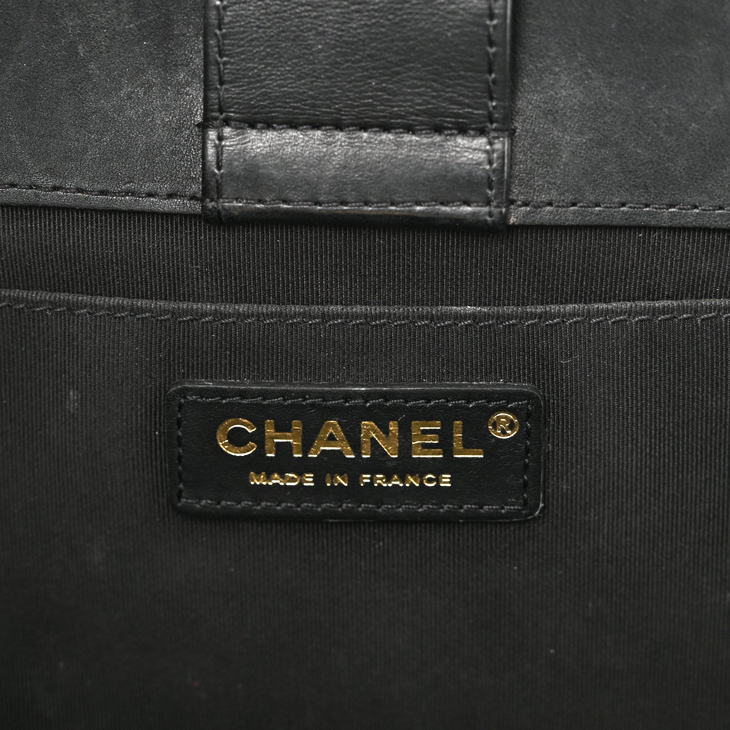 Chanel Calfskin Quilted CC Chain Accordion Tote Black 6 of 12