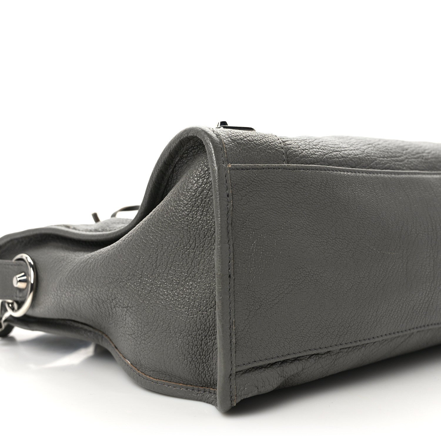 Balenciaga Chevre Silver Metallic Edge Hardware City Gris Acier 9 of 15