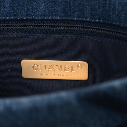 Chanel Denim Quilted Medium Chanel 19 Flap Blue 6 of 10