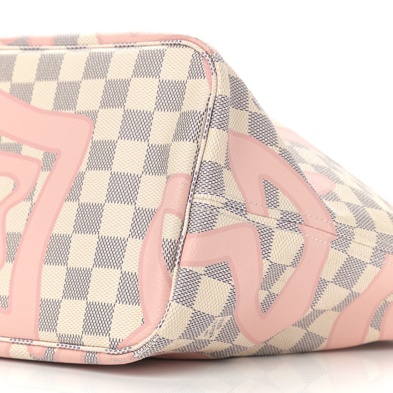 Louis Vuitton Damier Azur Tahitienne Neverfull MM 11 of 11