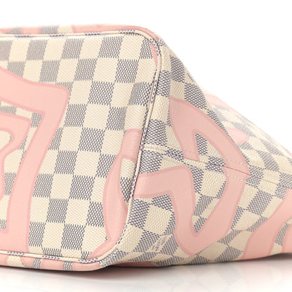 Louis Vuitton Damier Azur Tahitienne Neverfull MM 11 of 11