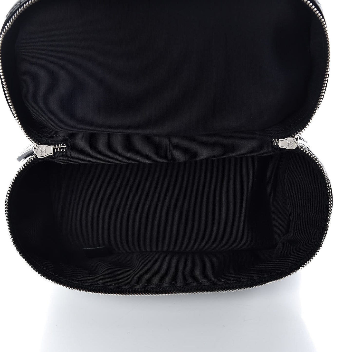 Crumpled Calfskin PVC Quilted Backpack Black