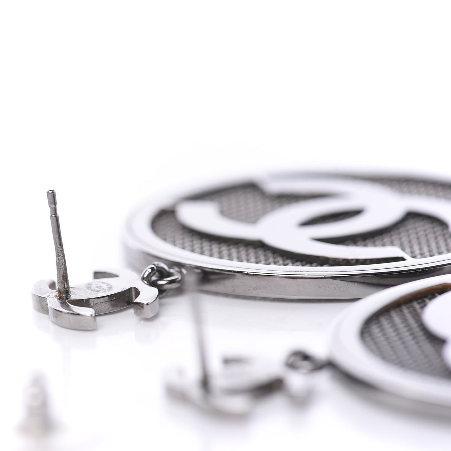 Ruthenium CC Drop Earrings