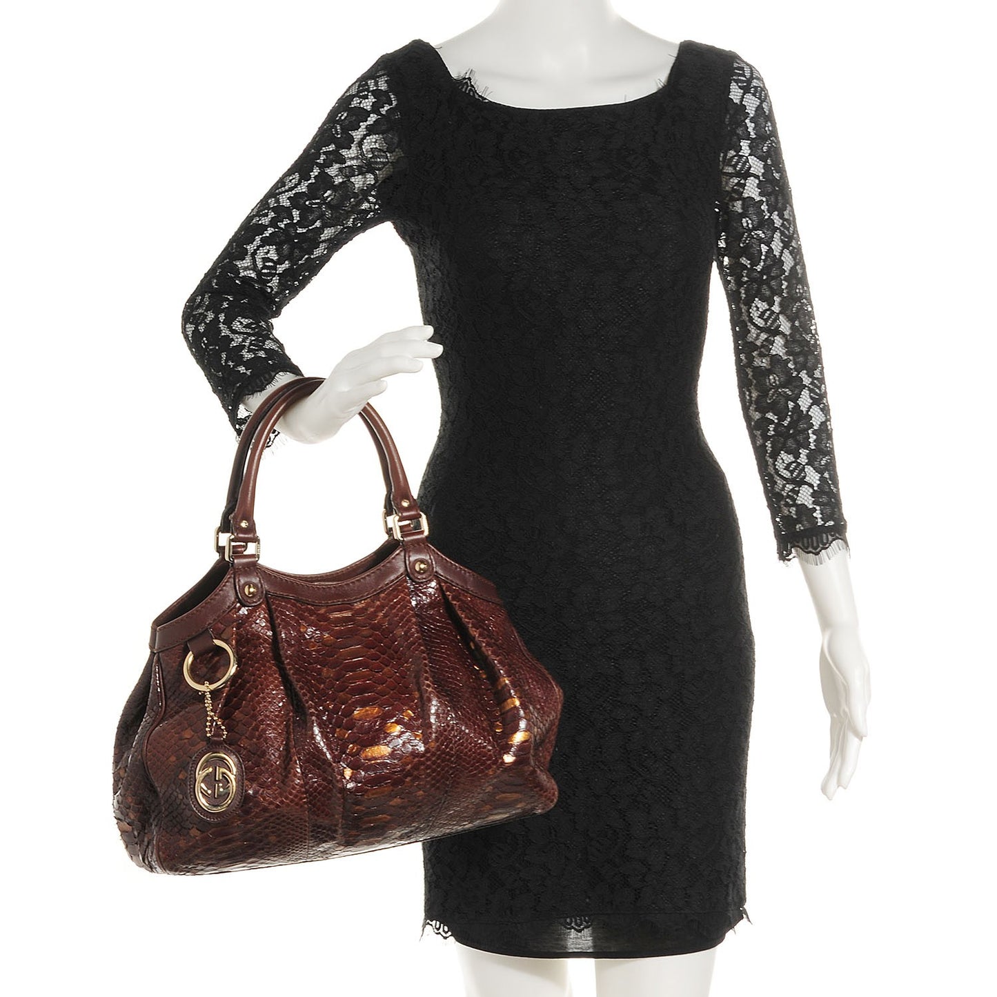 Python Medium Sukey Tote Brown