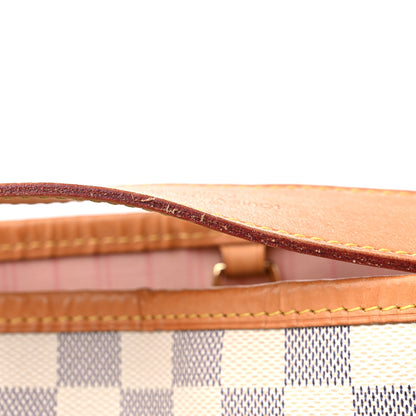 Louis Vuitton Damier Azur Delightful MM Rose Ballerine 12 of 14
