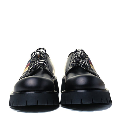 Gucci Calfskin Oliver Sylvie Web Mens Oxfords 8 Black 2 of 8