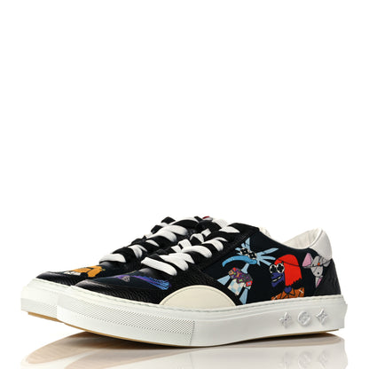 Louis Vuitton Mens LV Ollie & Friends Sneakers 6.5 Black 3 of 11