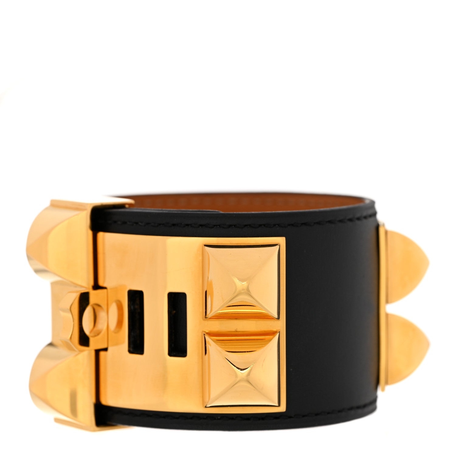 Hermes Box Collier de Chien CDC Bracelet S Black 3 of 9