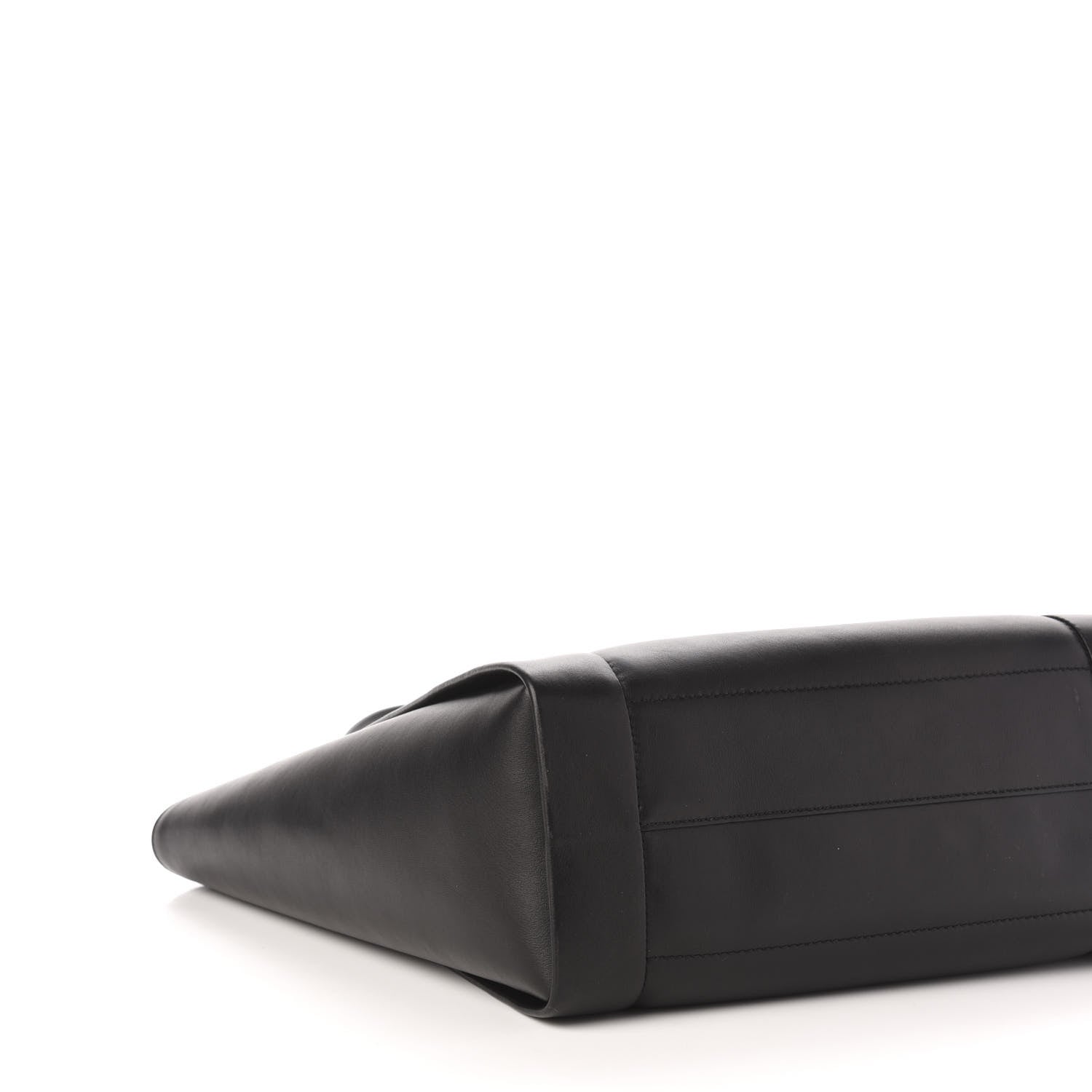 Alexander McQueen Calfskin Embossed Signature Shopper Black 7 of 9