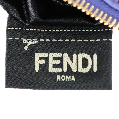 Fendi Nylon Roma Print Cosmetic Pouch Cassis Paglia 8 of 9