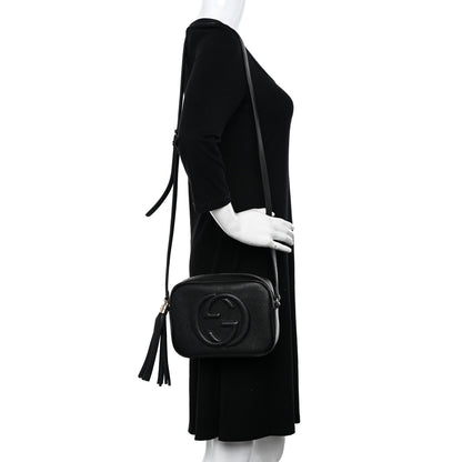 Gucci Pebbled Calfskin Small Soho Disco Bag Black 2 of 10