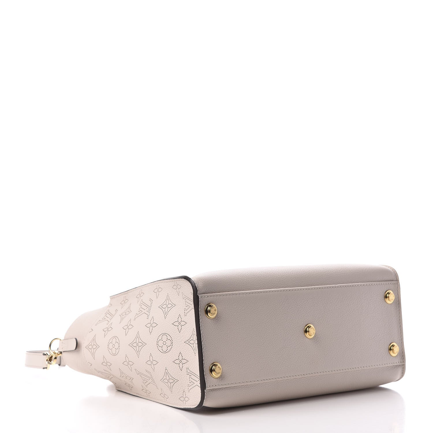 Louis Vuitton Calfskin Monogram On My Side Greige 4 of 10