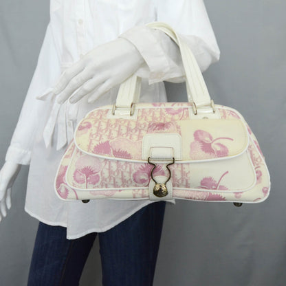 Christian Dior Canvas Monogram Floral Bowler Pink 2 of 11
