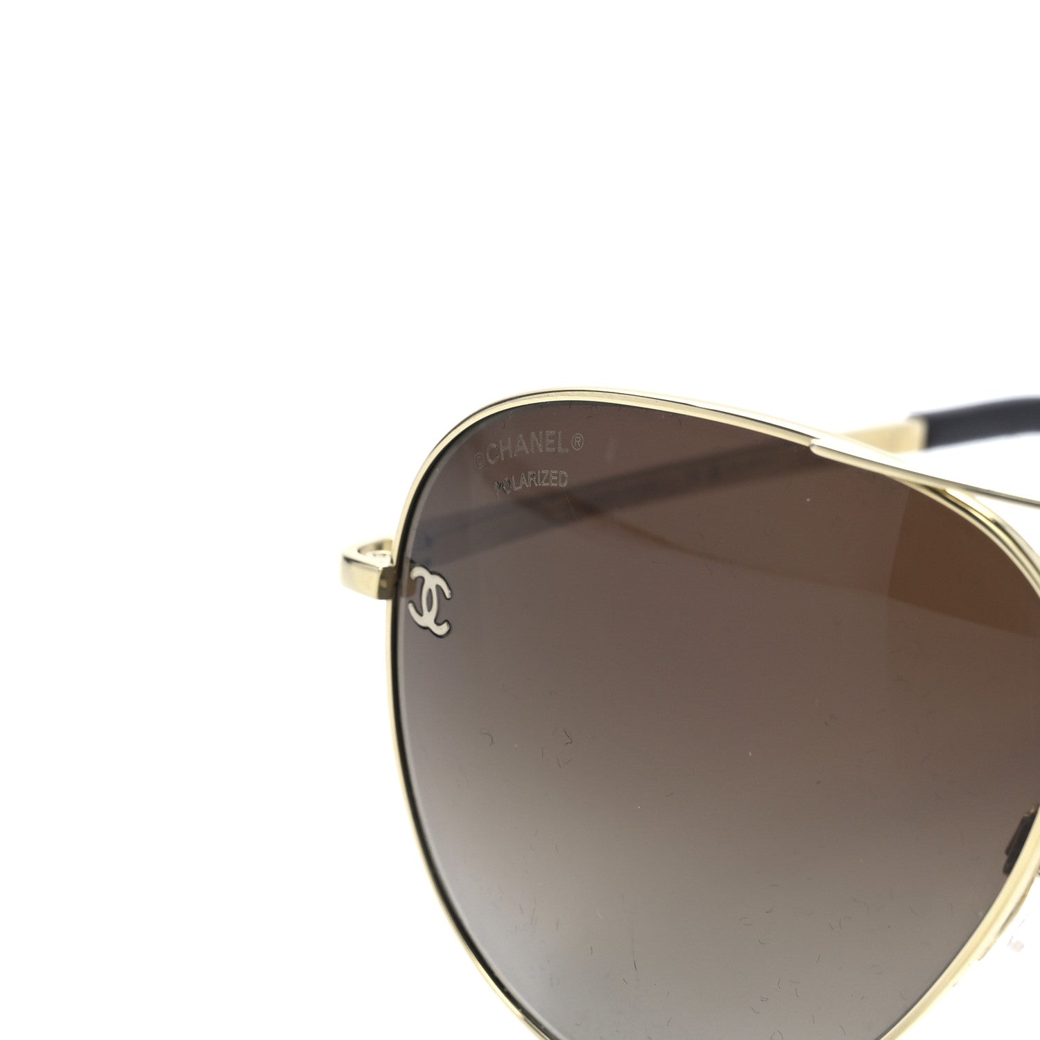 Chanel CC Aviator Sunglasses 4189-T-Q Brown 7 of 8