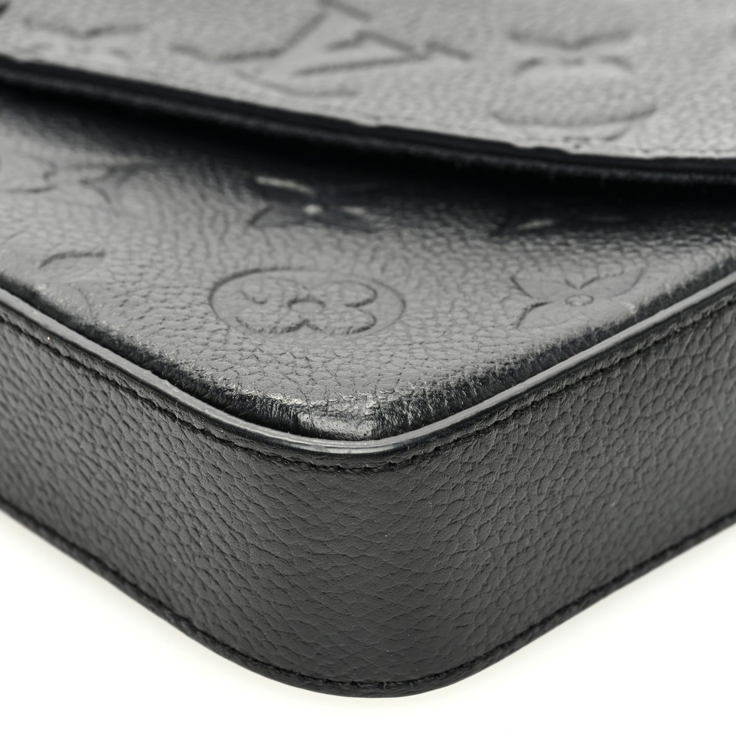 Empreinte Pochette Felicie Chain Wallet Black