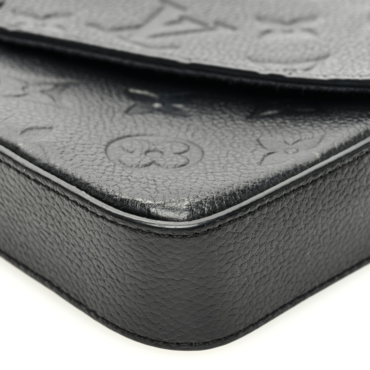 Louis Vuitton Empreinte Pochette Felicie Chain Wallet Black 9 of 9