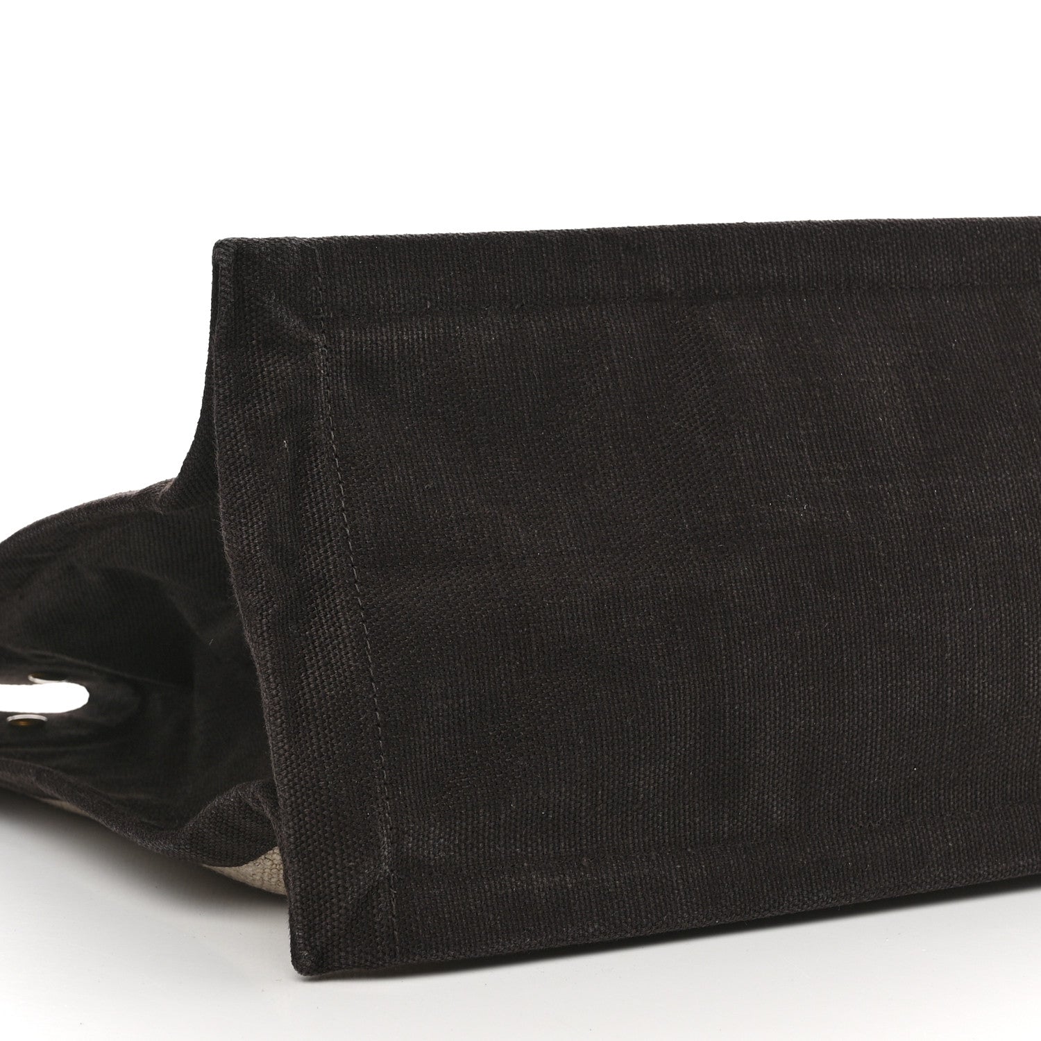 Saint Laurent Linen Calfskin Rive Gauche Tote Natural 9 of 12