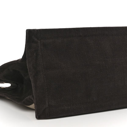 Saint Laurent Linen Calfskin Rive Gauche Tote Natural 9 of 12
