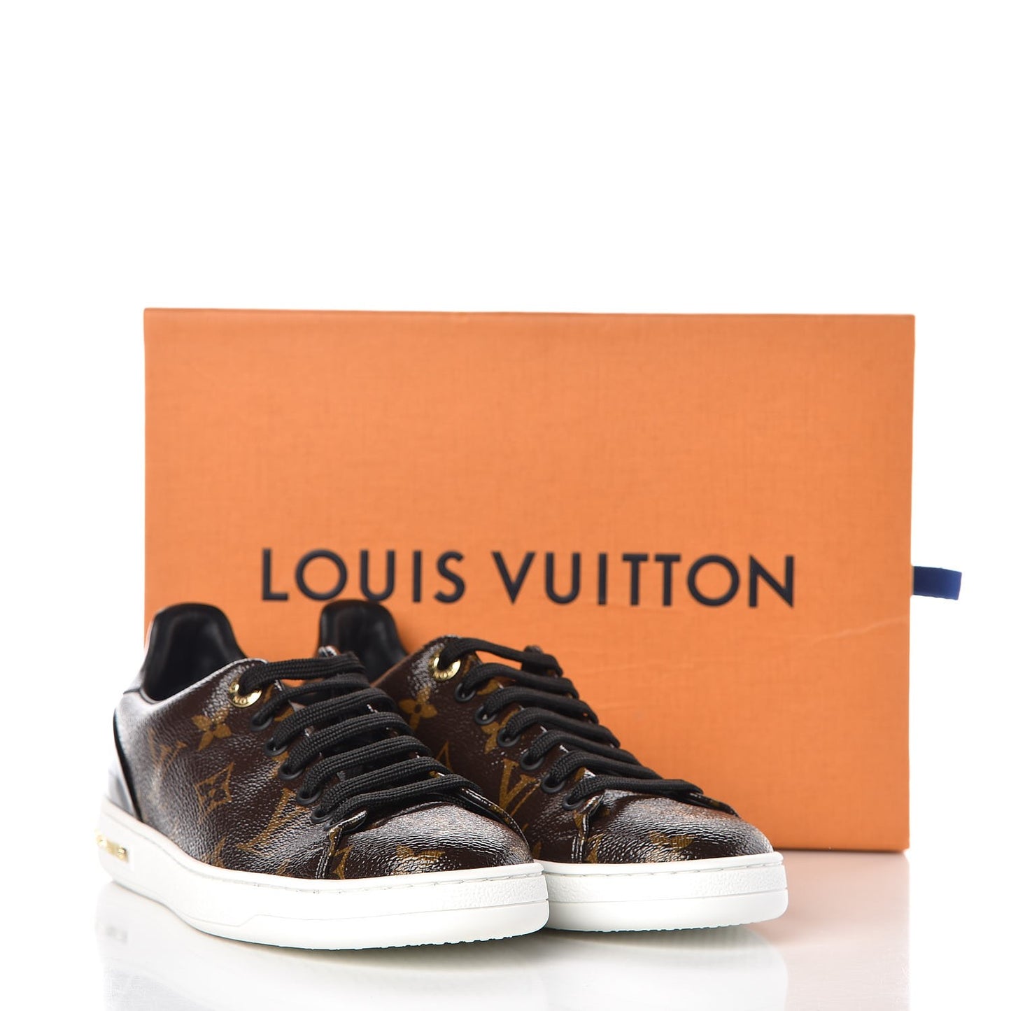 Patent Monogram Frontrow Sneakers 36