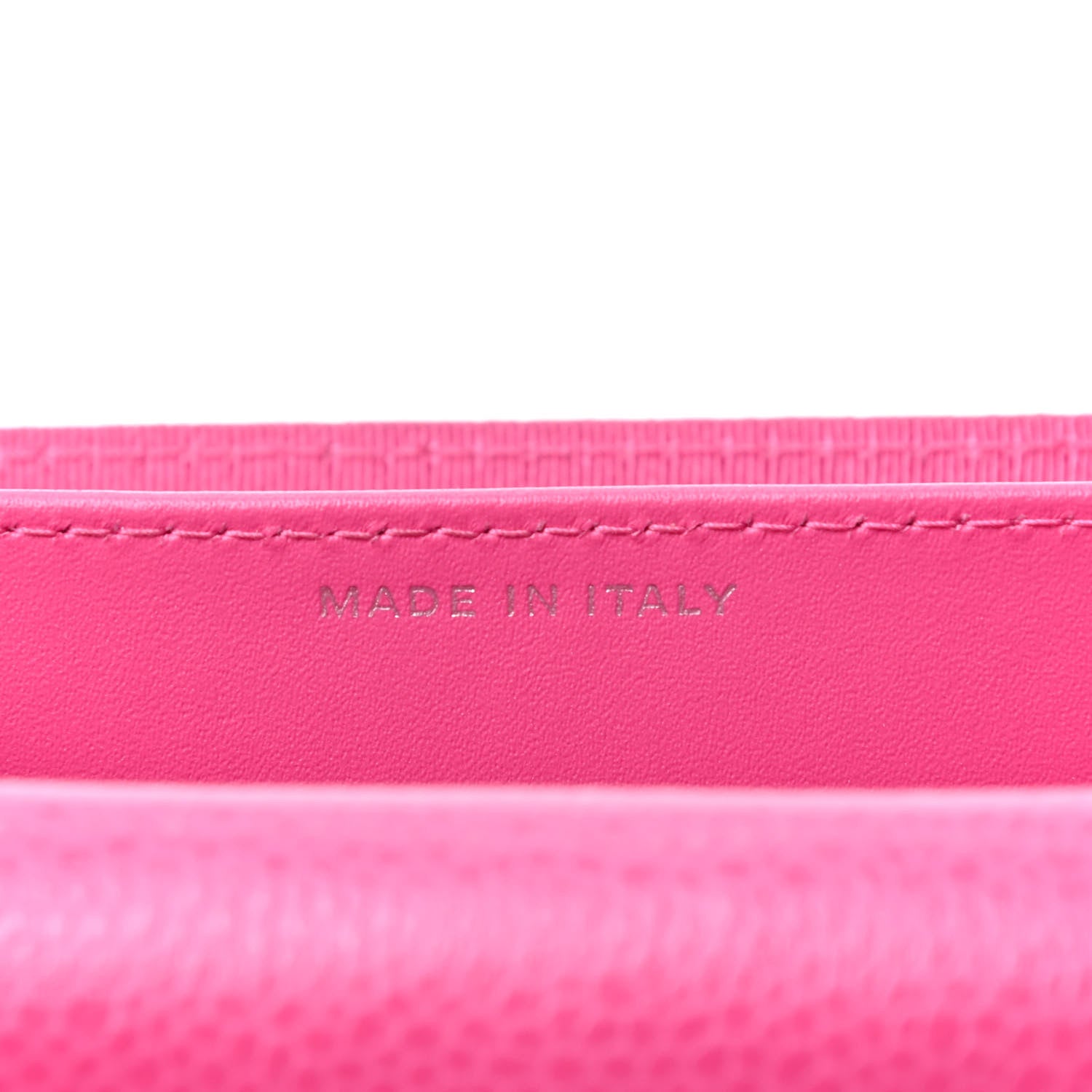 Chanel Caviar Quilted Flap Card Holder Wallet Pink 7 of 8
