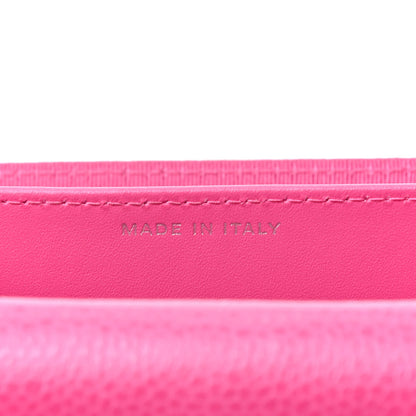 Chanel Caviar Quilted Flap Card Holder Wallet Pink 7 of 8