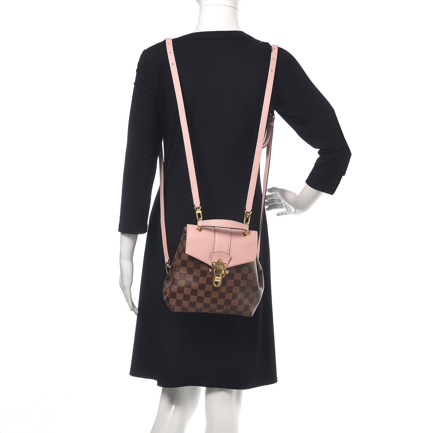 Louis Vuitton Damier Ebene Clapton Backpack Magnolia 2 of 12