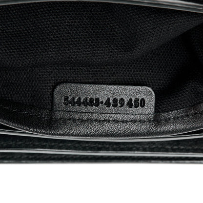 Alexander McQueen Calfskin Medium Twin Skull Chain Crossbody Black 7 of 11