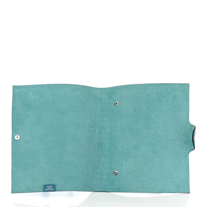 Hermes Togo Ulysse MM Notebook Cover Turquoise 5 of 8